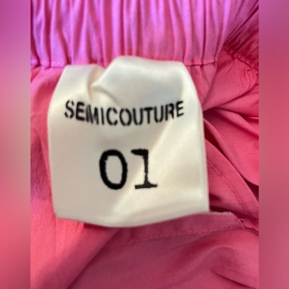 Italian brand Semicouture 01 maxi skirt in crisp cotton with lycra. - Picture 4 of 7